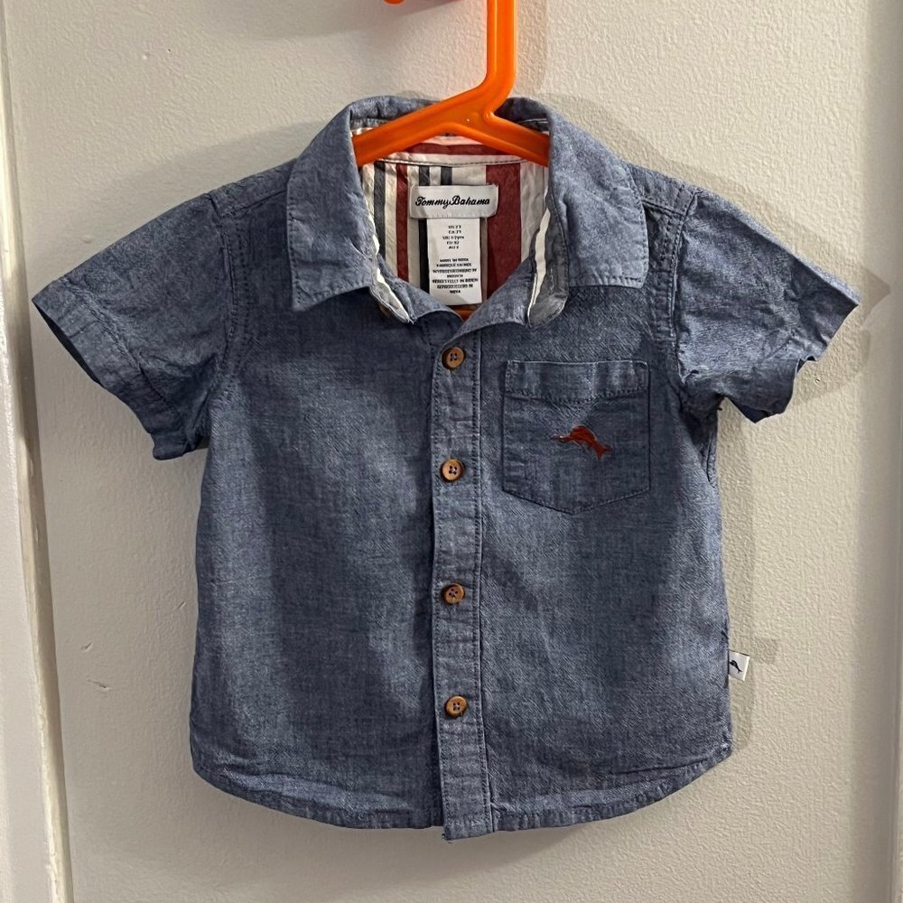 Tommy Bahama Toddler boys Chambray button down